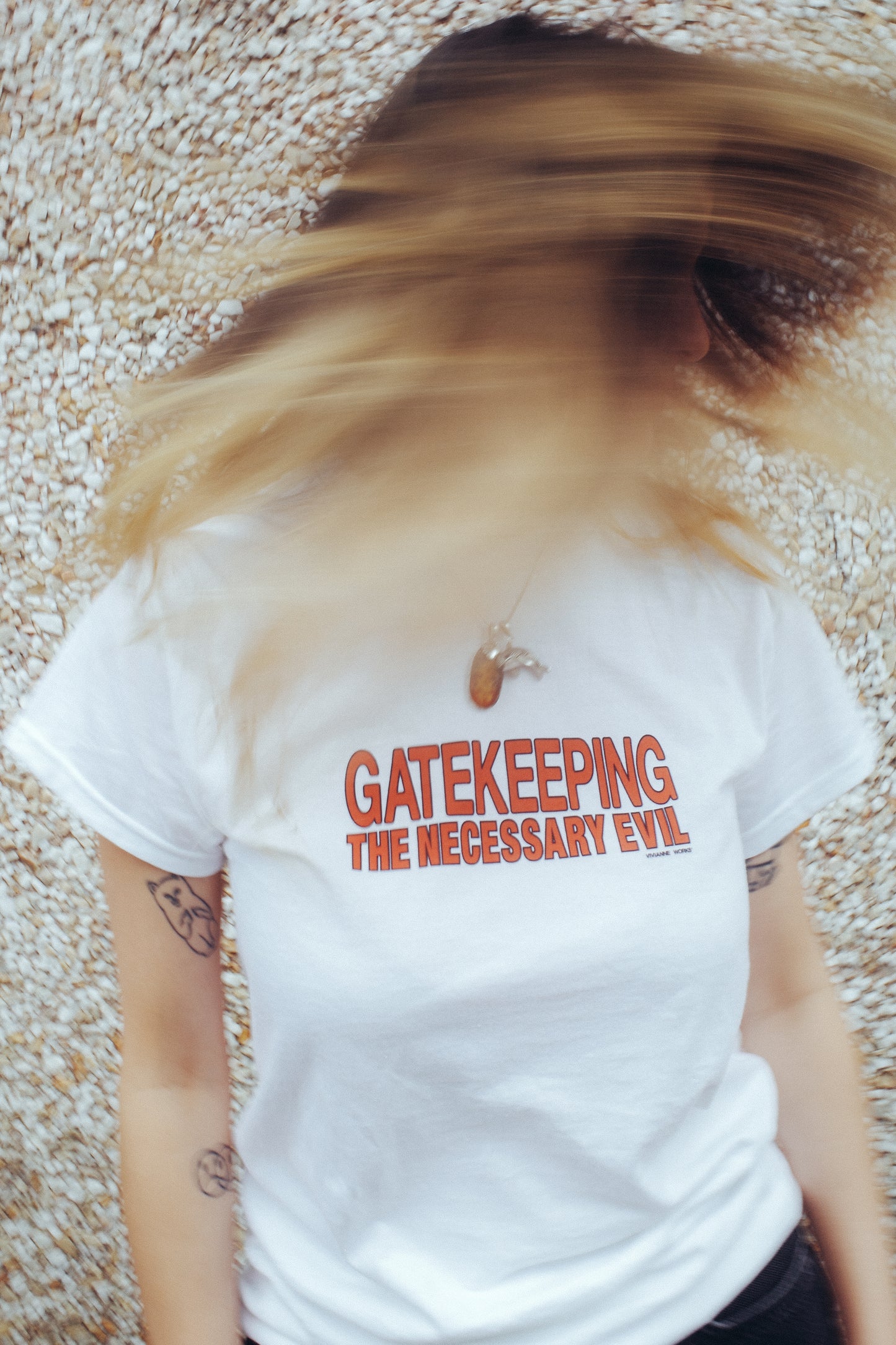 GATEKEEPING TEE WHITE