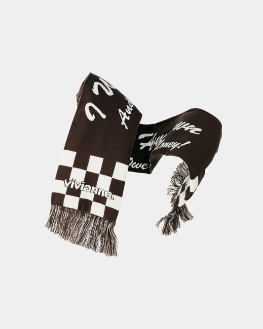 HOMETOWN SCARF BROWN