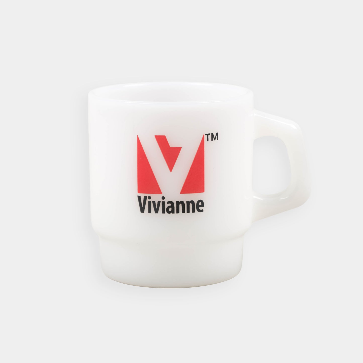 Stackable Milk Glass Cup
