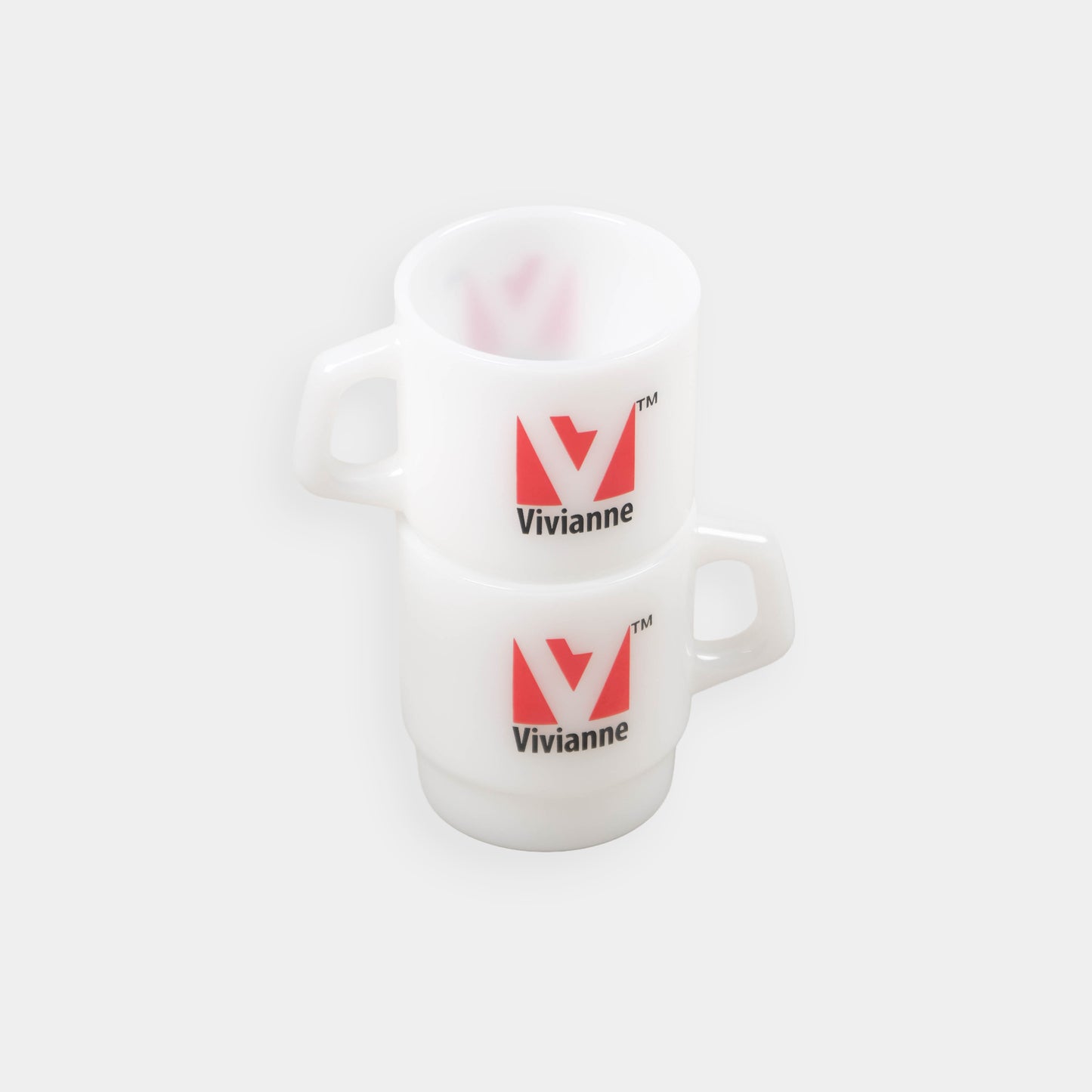 Stackable Milk Glass Cup