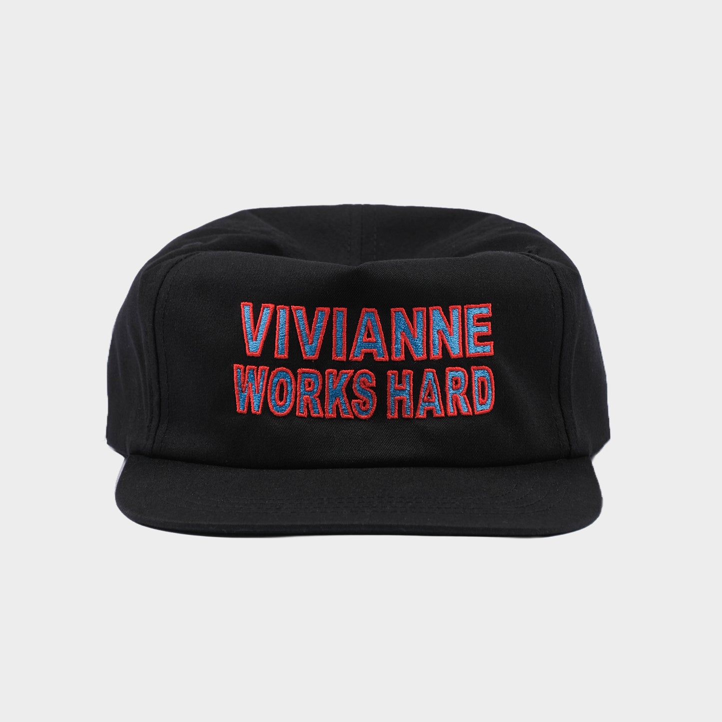 WORKS HARD CAP RED BLUE