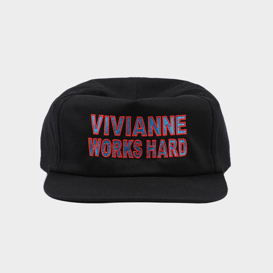 WORKS HARD CAP RED BLUE